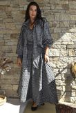Nonni Gingham Ripley Skirt Black Grey